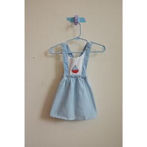 Vintage Doespun Sailboat Tank and Bloomers Set 18 months